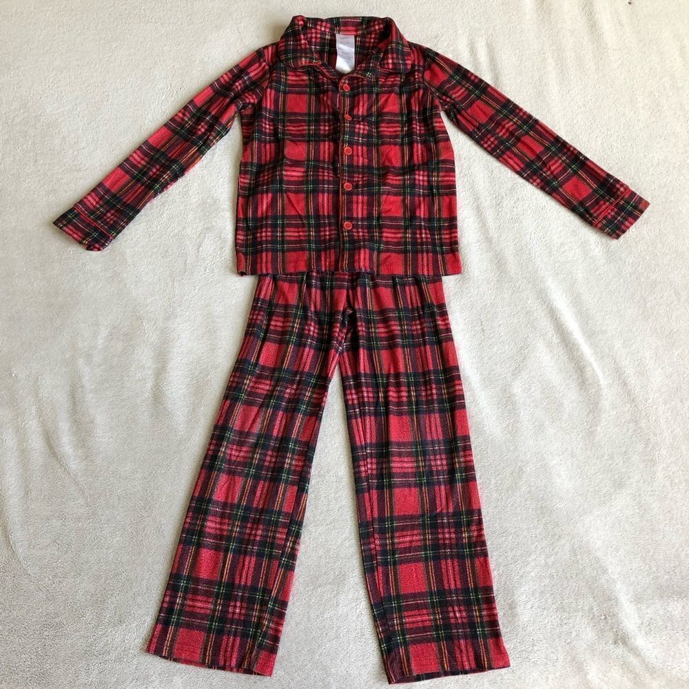 Candlesticks Boys Flannel Pajama Set